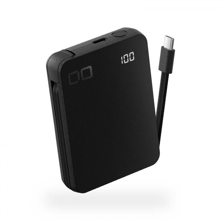 CIO SMARTCOBY Ex SLIM Qi2 & Cable 5000mAh ブラック_1