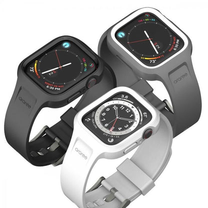 araree Duple Pro ケース一体型バンド for Apple Watch 45/44mm