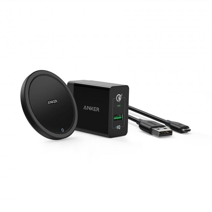 Anker PowerWave+ Pad Qi対応ワイヤレス充電 ブラック_1