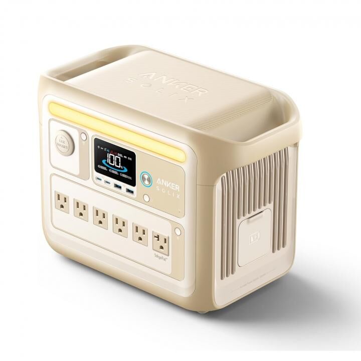 Anker Solix C1000 Portable Power Station ベージュ_1