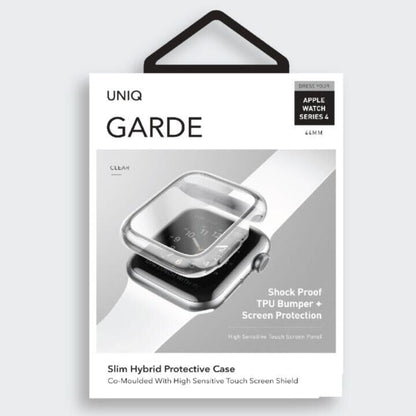 UNIQ GARDE Apple Watch 44mm ハイブリッドクリアケース CLEAR
