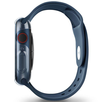 UNIQ GLASE Apple Watch ケース 45mm CLEAR/ SMOKE 2色パック