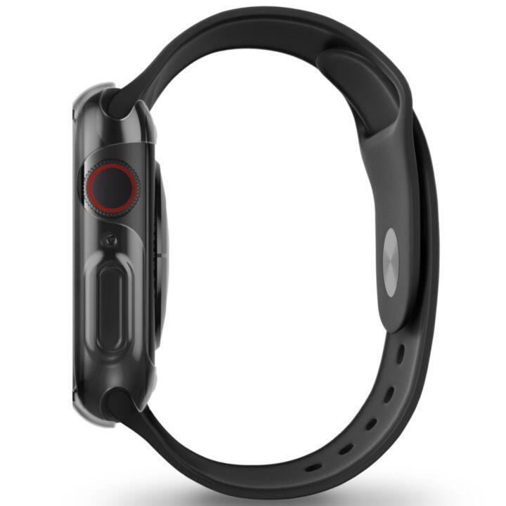 UNIQ GLASE Apple Watch ケース 45mm CLEAR/ SMOKE 2色パック