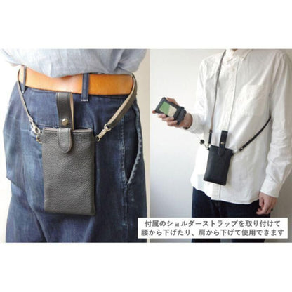 Plog スマホもカードもこれ1つ キャッシュレスウォレット メンズ