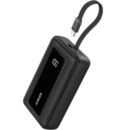 Anker Zolo Power Bank (20000mAh, 45W, Built-In USB-Cケーブル)