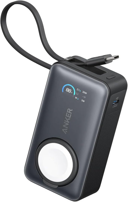 Anker MagGo Power Bank (10000mAh, 35W, For Apple Watch)