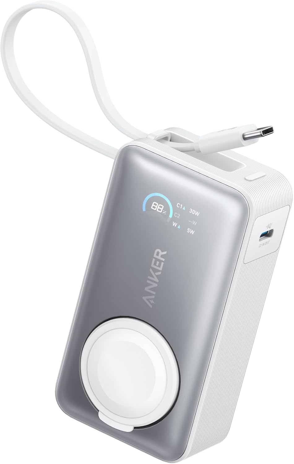 Anker MagGo Power Bank (10000mAh, 35W, For Apple Watch)