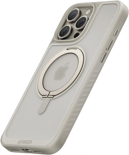 Anker MagGo Magnetic Case (360°リングスタンド, iPhone 15 Pro用)