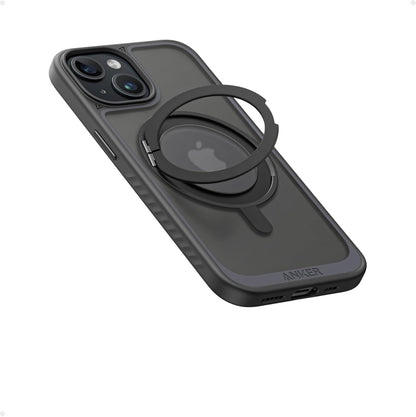 Anker MagGo Magnetic Case (360°リングスタンド, iPhone 15用)