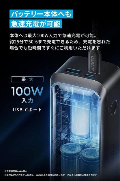 Anker Prime Power Bank (20100mAh, 220W) ブラック