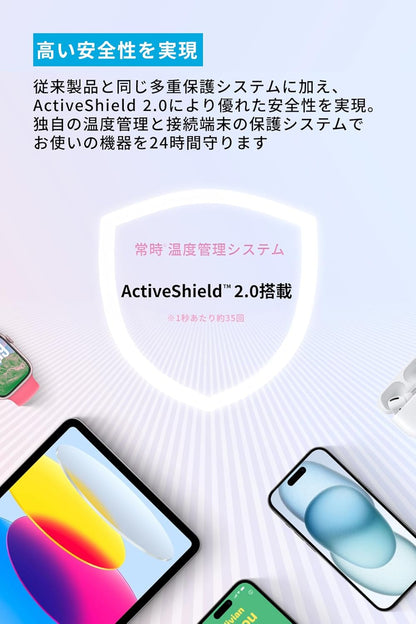 Anker Zolo Power Bank (20000mAh, 45W, Built-In USB-Cケーブル)