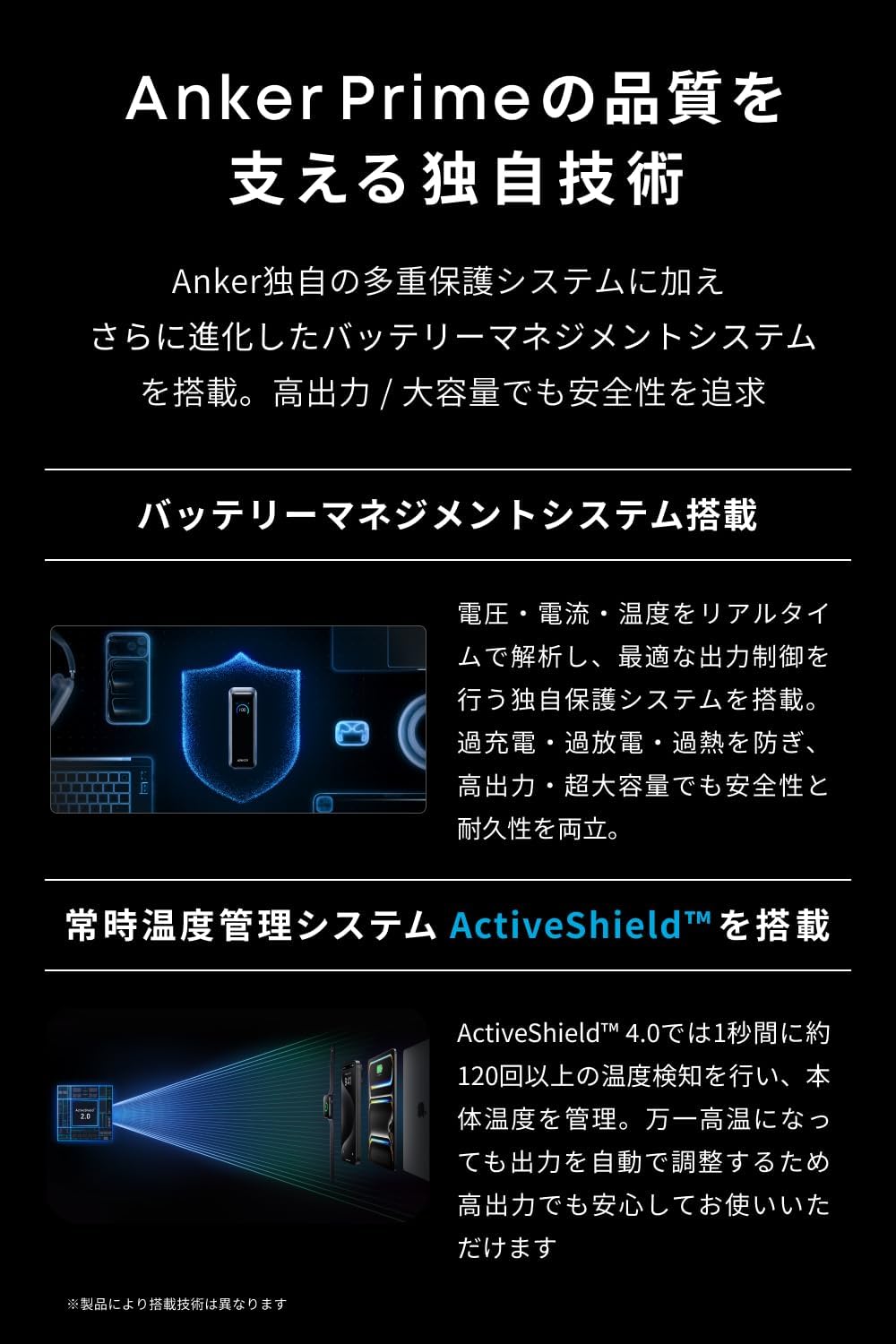 Anker Prime Power Bank (26250mAh, 300W) with Anker Prime Charging Base (150W, 3 Ports) ブラック