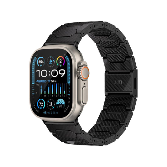 JM Watch Band 1K カーボンファイバー for Apple Watch 49/46/45/44mm