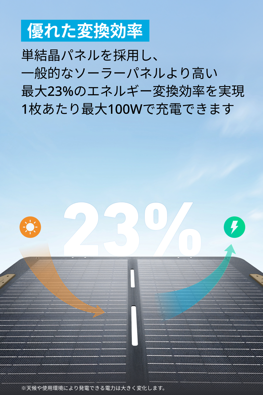 Portable Solar Panel 100