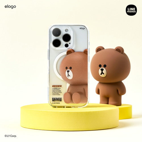 elago LINE FRIENDS Brown & Sally for iPhone16 Pro