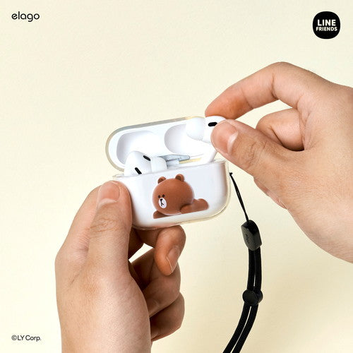elago LINE FRIENDS Brown & Sally for AirPods Pro 2nd