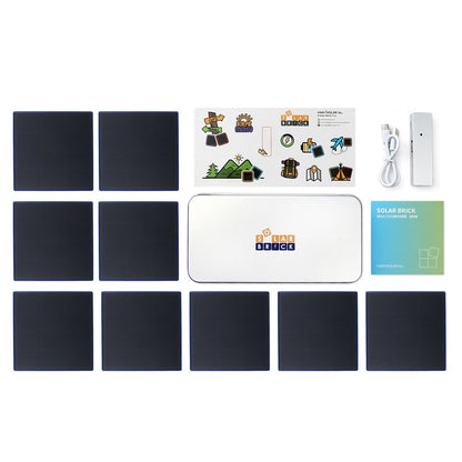 SolarBrick ソーラー充電器 9枚 セット