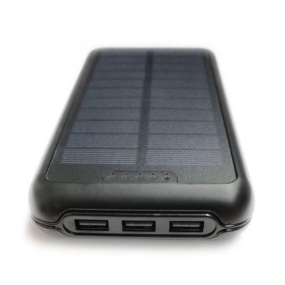 air-J ポータブルモバイルソーラーバッテリー 20000mAh LED照明付き
